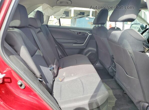 4T3LWRFV7MU029838 2021 TOYOTA RAV4 Red Vista interior trasera