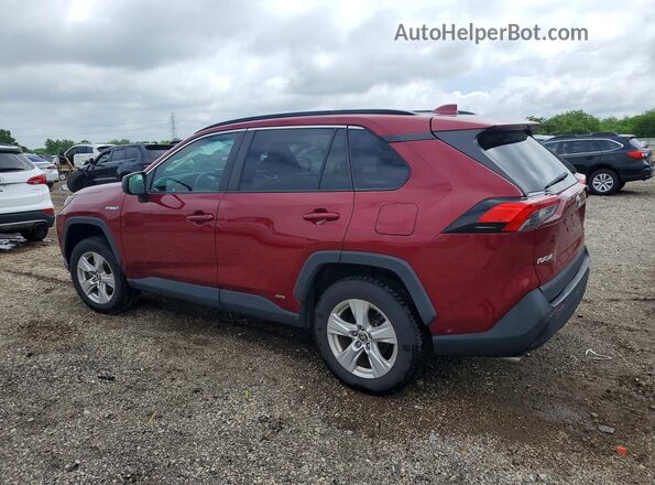 4T3LWRFV7MU029838 2021 TOYOTA RAV4 Red Trasero izquierdo