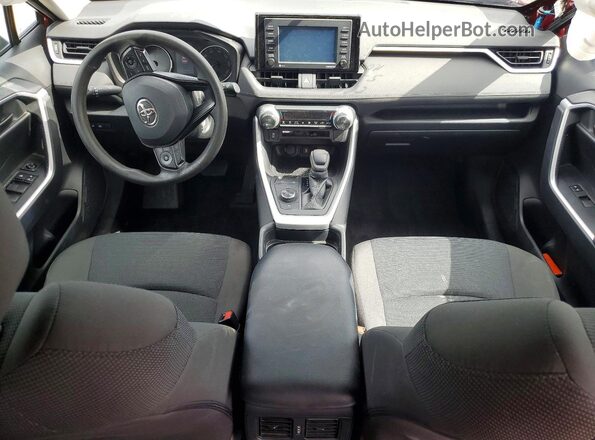 4T3LWRFV7MU029838 2021 TOYOTA RAV4 Red Vista del salpicadero