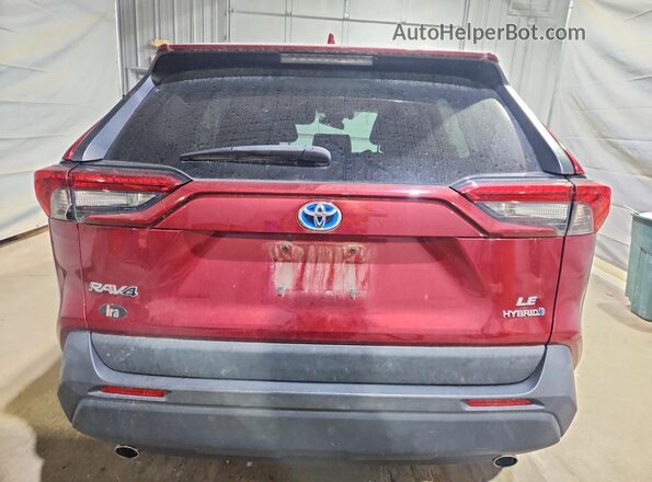 4T3LWRFV8LU009838 2020 TOYOTA RAV4 Red Հետևի տեսք