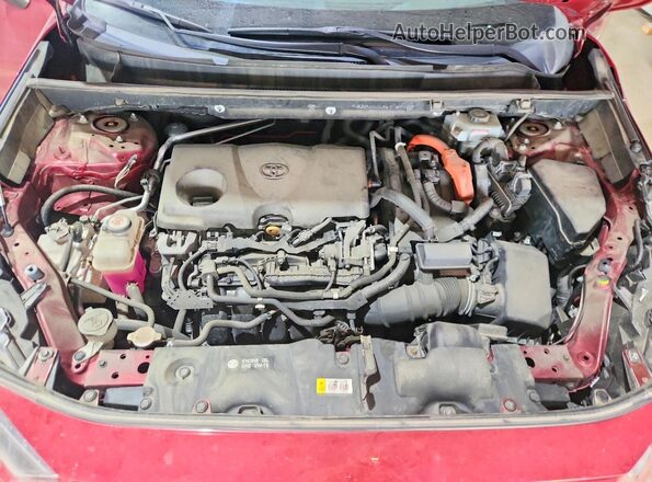 4T3LWRFV8LU009838 2020 TOYOTA RAV4 Red Շարժիչի բաժամունքի տեսք