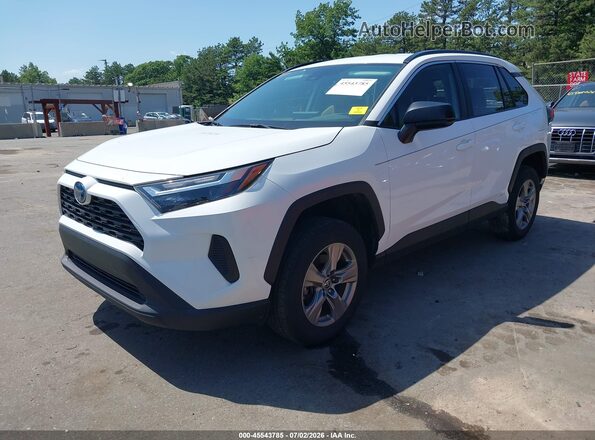 4T3LWRFV8RU115151 2024 TOYOTA RAV4 HYBRID White Առջևի ձախ երեք քառորդ տեսարան