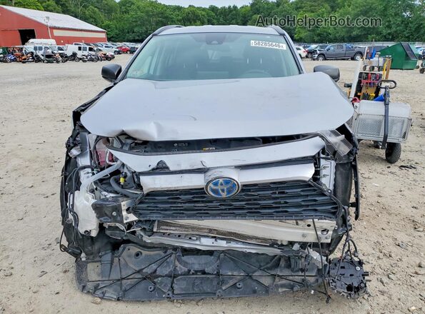 4T3LWRFVXMU013911 2021 TOYOTA RAV4 Silver Front view