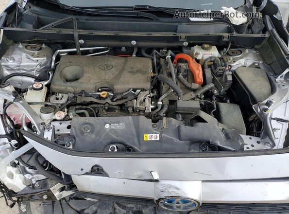 4T3LWRFVXMU013911 2021 TOYOTA RAV4 Silver Engine compartment view