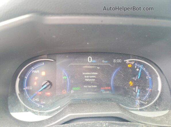 4T3LWRFVXRU144571 2024 TOYOTA RAV4 Black Instrument cluster view