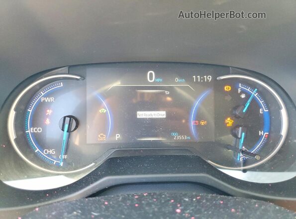 4T3LWRFVXSU170299 2025 TOYOTA RAV Silver Սարքավորումների վահանակի տեսք