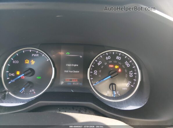 4T3M6RFV1MU010951 2021 TOYOTA RAV4 HYBRID White Widok tylnych siedzeń
