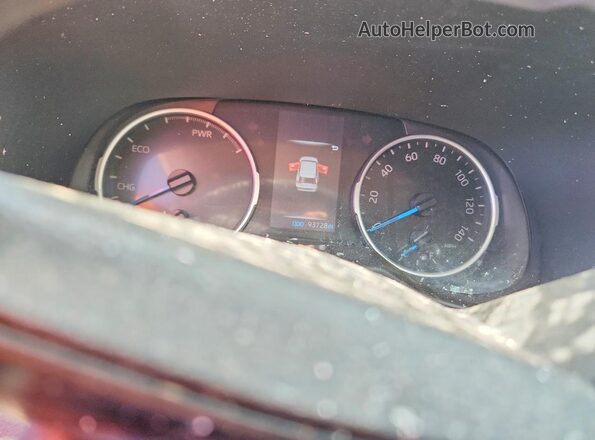 4T3MWRFV0NU060189 2022 TOYOTA RAV4 Gray Вид щитка приладів