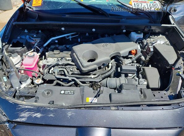 4T3MWRFV0NU060189 2022 TOYOTA RAV4 Gray Вид задньої частини салону