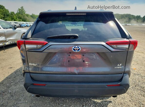 4T3MWRFV1LU008910 2020 TOYOTA RAV4 Gray Вид ззаду
