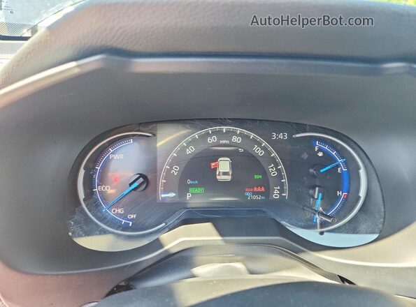 4T3MWRFV1SU184970 2025 TOYOTA RAV4 Black ხელსაწყოთა პანელის ხედი