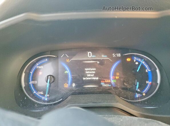 4T3MWRFV5RU151612 2024 TOYOTA RAV4 Black Vista del cuadro de instrumentos