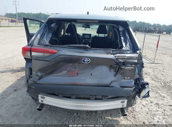 4T3MWRFV7MU034848 2021 TOYOTA RAV4 HYBRID Gray Դիմացի տեսք