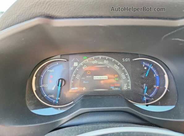 4T3MWRFV7SU169924 2025 TOYOTA RAV4 White ხელსაწყოთა პანელის ხედი