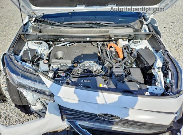 4T3MWRFV7SU169924 2025 TOYOTA RAV4 White ძრავის განყოფილების ხედი