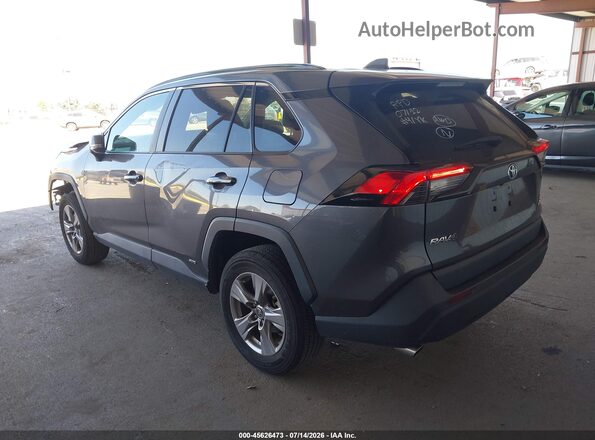 4T3MWRFV9NU073135 2022 TOYOTA RAV4 HYBRID Gray Задня ліва чверть