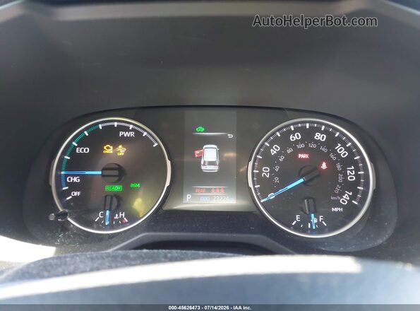 4T3MWRFV9NU073135 2022 TOYOTA RAV4 HYBRID Gray Вид задніх сидінь