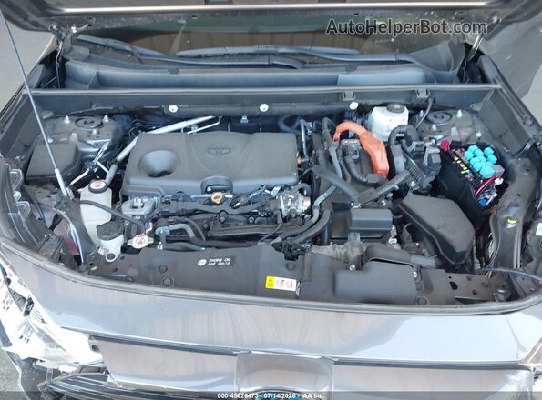 4T3MWRFV9NU073135 2022 TOYOTA RAV4 HYBRID Gray Вид ззаду