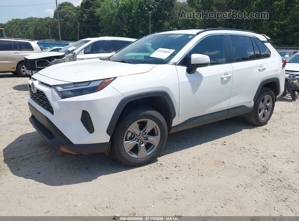 4T3MWRFVXRU127726 2024 TOYOTA RAV4 HYBRID White Vista tres cuartos delantera izquierda