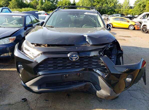 4T3R6RFV0MU012714 2021 TOYOTA RAV4 Black Դիմացի տեսք