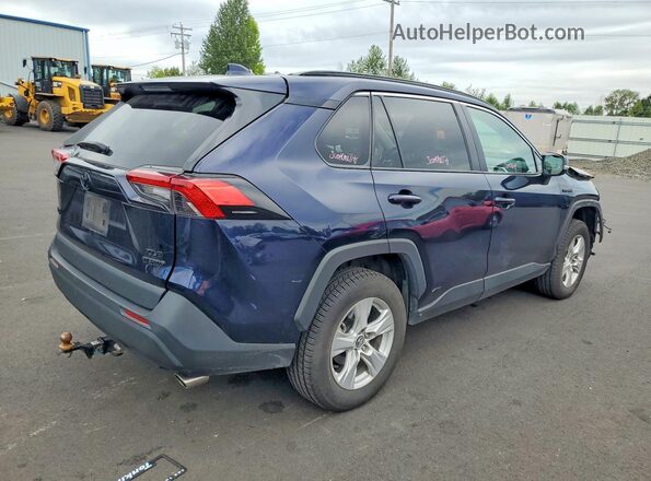 4T3R6RFV1LU003339 2020 TOYOTA RAV4 Blue Rear right