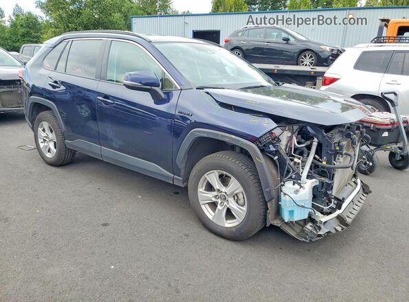 4T3R6RFV1LU003339 2020 TOYOTA RAV4 Blue Front right