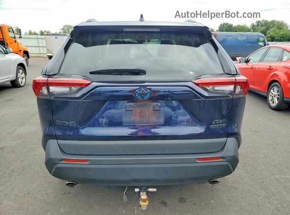 4T3R6RFV1LU003339 2020 TOYOTA RAV4 Blue Rear view