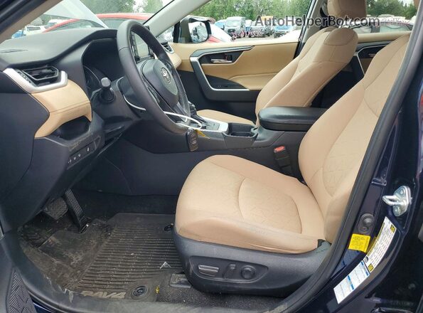 4T3R6RFV1LU003339 2020 TOYOTA RAV4 Blue Front interior view