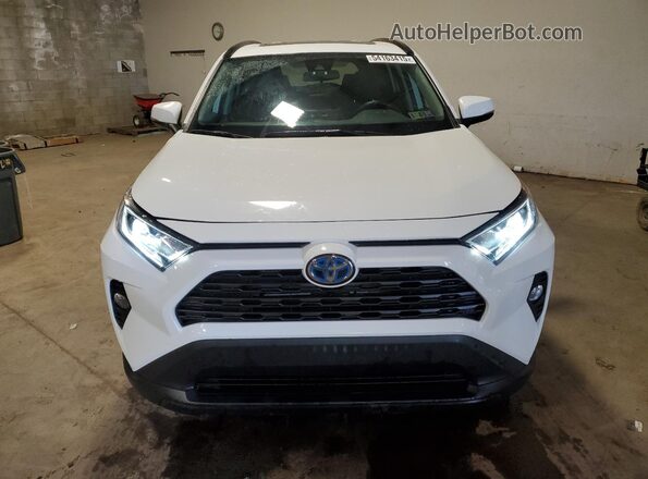 4T3R6RFV2MU018790 2021 TOYOTA RAV4 Белый Вид спереди