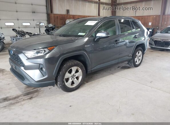 4T3R6RFV4MU008701 2021 TOYOTA RAV4 HYBRID Gray წინა მარცხენა ხედი სამი მეოთხედიდან