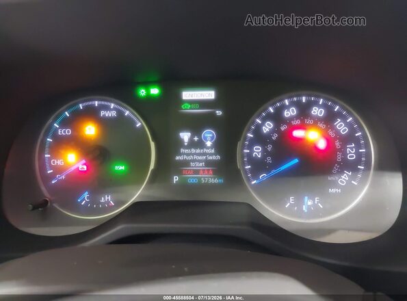 4T3R6RFV4MU008701 2021 TOYOTA RAV4 HYBRID Gray უკანა სავარძლების ხედი