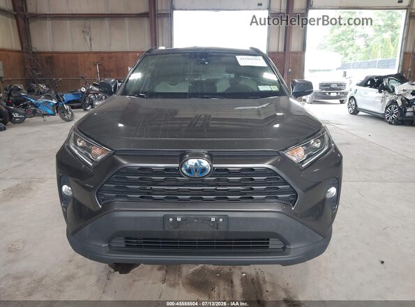 4T3R6RFV4MU008701 2021 TOYOTA RAV4 HYBRID Gray ხელსაწყოთა პანელის ხედი