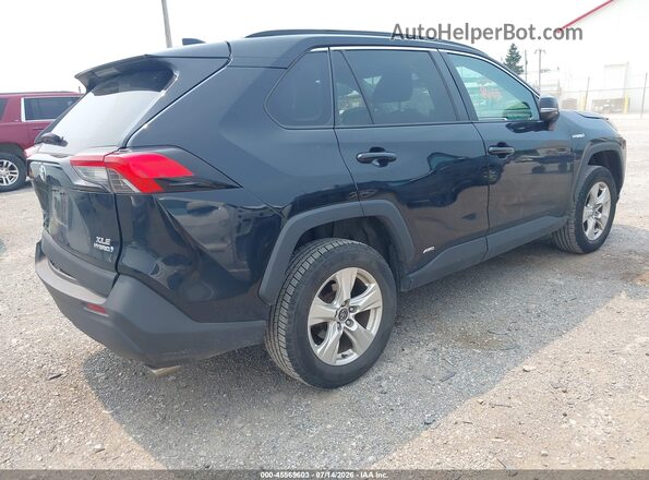 4T3R6RFV5MU009114 2021 TOYOTA RAV4 HYBRID Black უკანა მარჯვენა