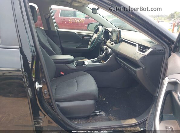 4T3R6RFV5MU009114 2021 TOYOTA RAV4 HYBRID Black წინა სალონის ხედი