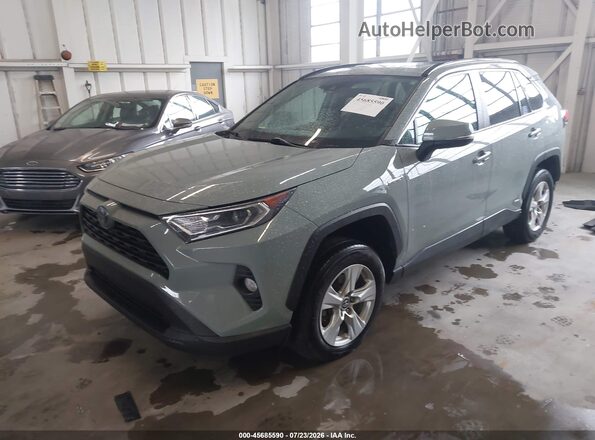 4T3R6RFV9LU003749 2020 TOYOTA RAV4 HYBRID Gray Przód lewy