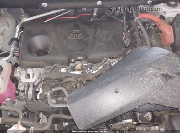 4T3R6RFV9LU003749 2020 TOYOTA RAV4 HYBRID Gray Widok z tyłu