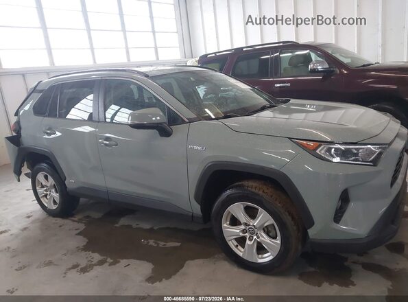4T3R6RFV9LU003749 2020 TOYOTA RAV4 HYBRID Gray Widok wnętrza z tyłu