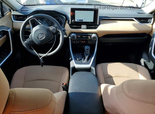 4T3RWRFV0SU209072 2025 TOYOTA RAV4 White Dashboard view