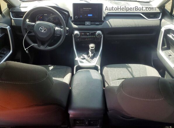 4T3RWRFV1RU133632 2024 TOYOTA RAV4 Burgundy Dashboard view