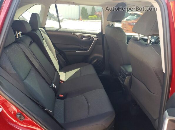 4T3RWRFV1RU133632 2024 TOYOTA RAV4 Burgundy Rear interior view
