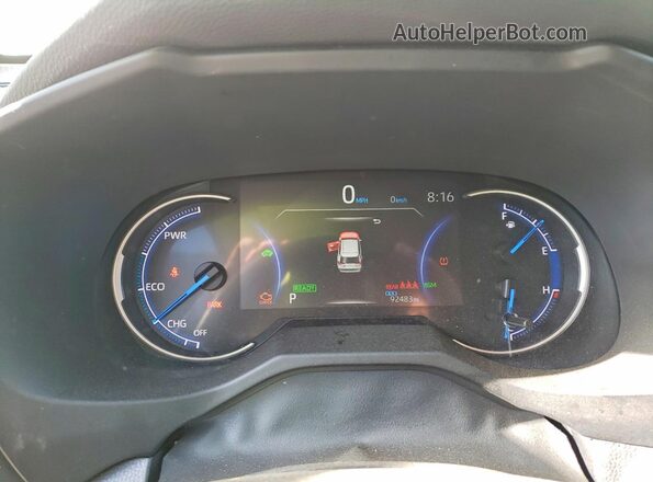 4T3RWRFV1RU142170 2024 TOYOTA RAV4 Белый Вид щитка приборов