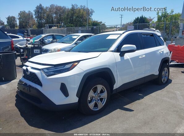 4T3RWRFV1SU196834 2025 TOYOTA RAV4 HYBRID White Front left