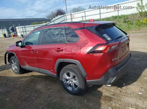 4T3RWRFV2NU067618 2022 TOYOTA RAV4 Бордовый Задняя левая четверть