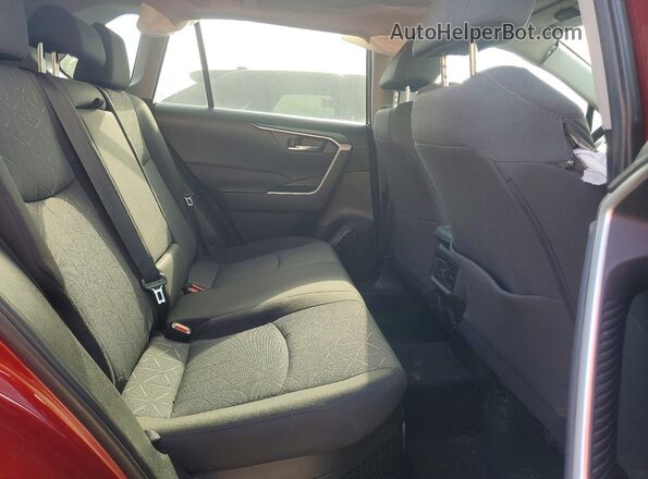 4T3RWRFV2NU067618 2022 TOYOTA RAV4 Бордовый Вид задней части салона