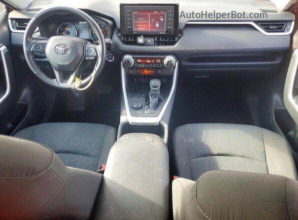 4T3RWRFV2NU067618 2022 TOYOTA RAV4 Бордовый Вид панели приборов