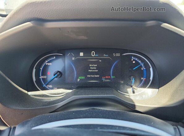 4T3RWRFV2RU143425 2024 TOYOTA RAV4 Gray Instrument cluster view
