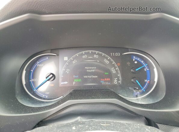 4T3RWRFV2SU164555 2025 TOYOTA RAV4 Темно-бордовый Вид щитка приборов