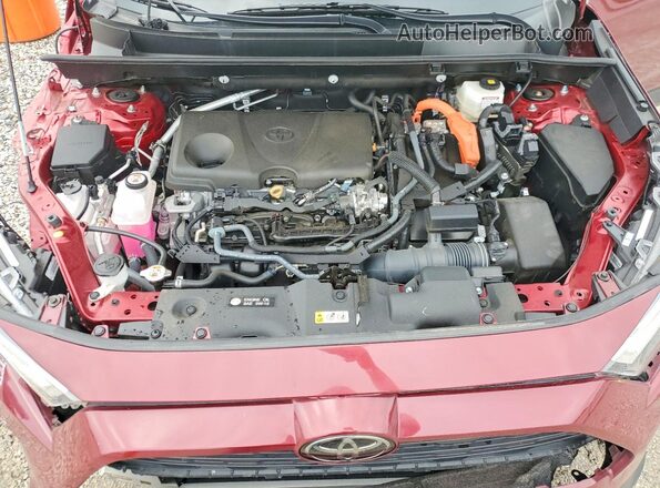 4T3RWRFV2SU164555 2025 TOYOTA RAV4 Темно-бордовый Вид подкапотного пространства