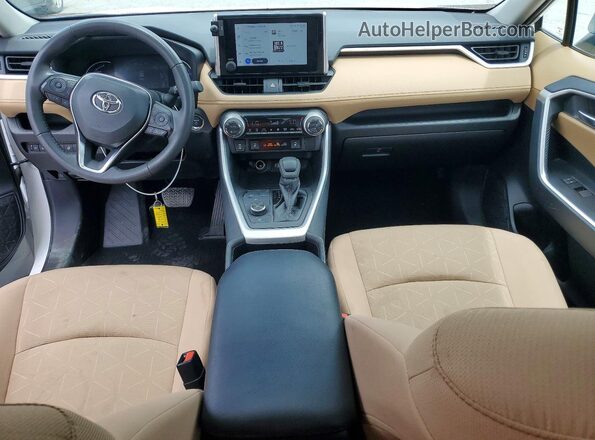 4T3RWRFV2SU188502 2025 TOYOTA RAV4 White Dashboard view