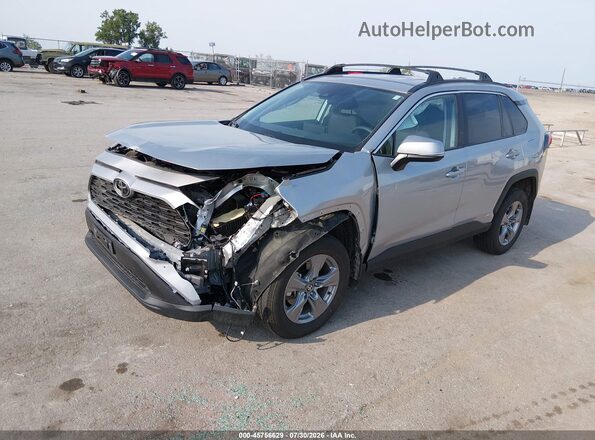 4T3RWRFV2SU202267 2025 TOYOTA RAV4 HYBRID Silver Առջևի ձախ երեք քառորդ տեսարան